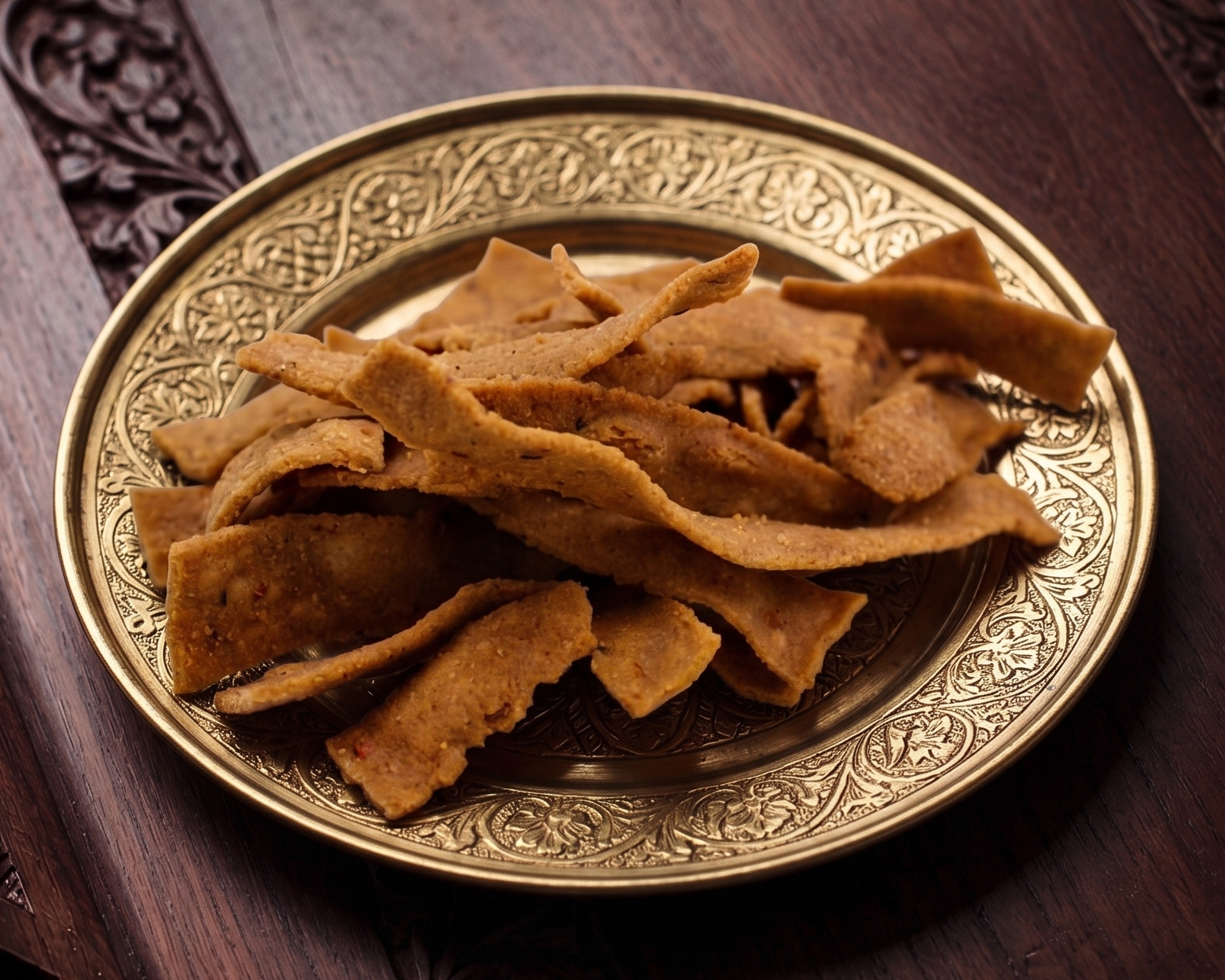 Fenugreek Kodo Millet Ribbon Murukku