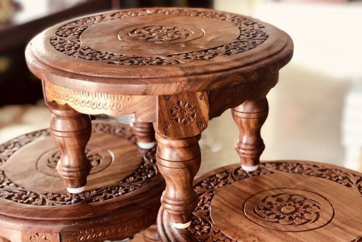 Traditional Wooden Stools
