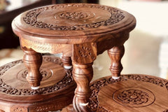 Traditional Wooden Stools