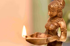 Traditional indian diyas